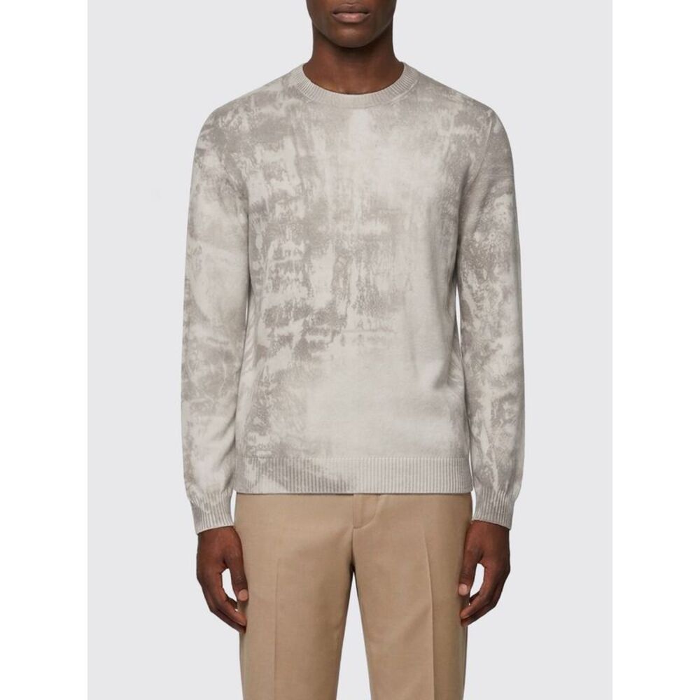 Avant Toi Men Avant Toi Abstract Pattern Cashmere Sweater